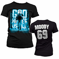 Californication tričko, God Hates Us All Moody 69 Girly, dámske