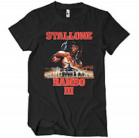 Rambo tričko, Rambo III Poster Black, pánske