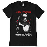 Terminator tričko, Schwarzenegger Poster Black, pánske
