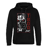 Terminator mikina, T-800 Machine Epic Hoodie Black, pánska