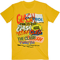 The Clash tričko, Singles Collage Text, pánske