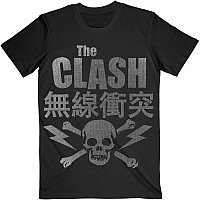The Clash tričko, Skull & Crossbones Black, pánske