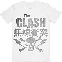 The Clash tričko, Skull & Crossbones White, pánske