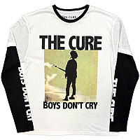 The Cure tričko dlhý rukáv, Boys Don't Cry Box Black & White, pánske