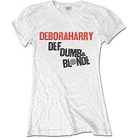 Debbie Harry tričko, Def, Dumb & Blonde White Girly, dámske