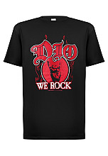 DIO tričko, We Rock Black, pánske