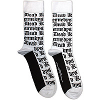 Dead Kennedys ponožky, Gothic Logo Pattern White, unisex - velikost 7 až 11 (40 až 45)