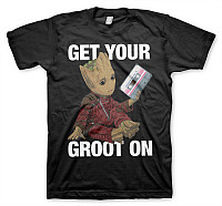 Strážci Galaxie tričko, Get Your Groot On Black, pánske
