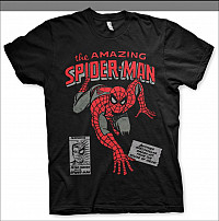 Spiderman tričko, Comic Book Black, pánske