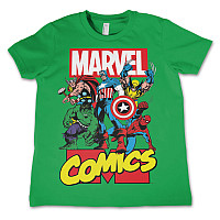 Marvel Comics tričko, Heroes Green, detské