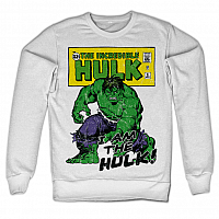 The Hulk mikina, I Am The Hulk Sweatshirt White, pánska