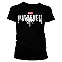 The Punisher tričko, Distressed Logo Girly, dámske