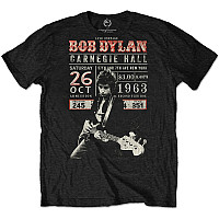Bob Dylan tričko, Carnegie Hall ´63 Eco-Tee Black, pánske