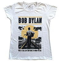 Bob Dylan tričko, Slow Train Girly White, dámske