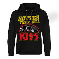 KISS mikina, Hotter Than Hell Epic Hoodie Black, pánska