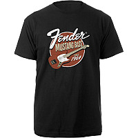 Fender tričko, Mustang Bass Black, pánske