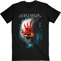 Five Finger Death Punch tričko, Interface Skull Black, pánske