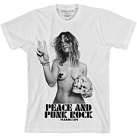 The Flaming Lips tričko, Peace & Punk Rock Girl White, pánske
