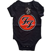 Foo Fighters dojčenské body tričko, FF Logo Black, detské