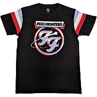 Foo Fighters tričko, Comet Tricolour Ringer Black, pánske