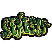 Genesis tkaná nažehlovačka PES 55 x 102 mm, Classic Logo Cut-Out Green