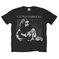 The Beatles tričko, George Harrison Live Portrait Black, pánske