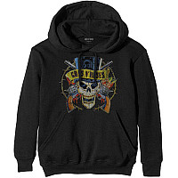 Guns N Roses mikina, Top Hat Skull Black, pánska