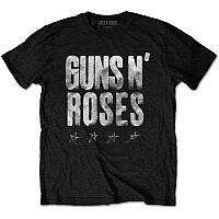 Guns N Roses tričko, Paradise City Stars City BP Black, pánske