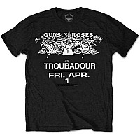 Guns N Roses tričko, Troubadour Flyer, pánske