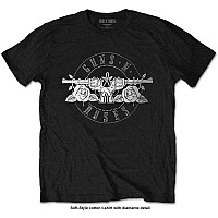 Guns N Roses tričko, Circle Logo Diamante, pánske