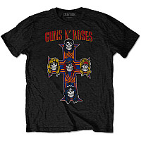 Guns N Roses tričko, Vintage Cross, pánske