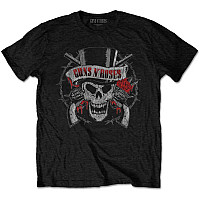 Guns N Roses tričko, Distressed Skull, pánske