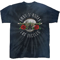 Guns N Roses tričko, Los Angeles Dip-Dye Black, pánske