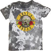 Guns N Roses tričko, Classic Logo Dip-Dye White, pánske