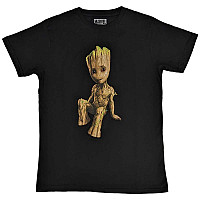 Marvel Comics tričko, Guardians of the Galaxy Groot Perch Black, pánske