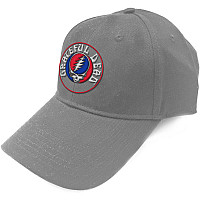 Grateful Dead šiltovka, Steal Your Face Logo Grey