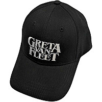 Greta Van Fleet šiltovka, White Logo Black