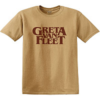 Greta Van Fleet tričko, Logo Gold, pánske