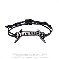Metallica náramok s posuvníkem do max 25 cm, 3D Classic Logo 25x52x10 mm 8 g
