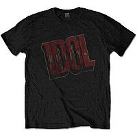 Billy Idol tričko, Vintage Logo Black, pánske
