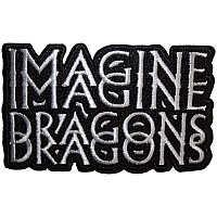Imagine Dragons tkaná nažehlovačka PES 52 x 87 mm, Double Logo