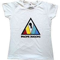 Imagine Dragons tričko, Triangle Logo Girly White, dámske