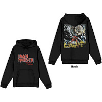 Iron Maiden mikina, NOTB Vintage Logo Faded Edge Album BP Black, pánska