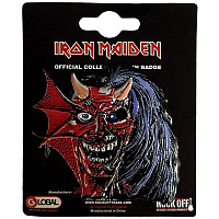 Iron Maiden kovový odznak 50 mm, Purgatory Eddie Zinc