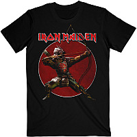 Iron Maiden tričko, Senjutsu Eddie Archer Red Circle Black, pánske