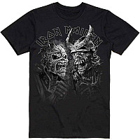 Iron Maiden tričko, Senjutsu Large Grayscale Heads Black, pánske