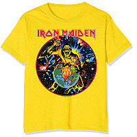 Iron Maiden tričko, World Piece Tour Circle Yellow, pánske