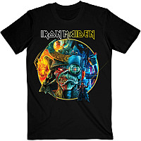 Iron Maiden tričko, The Future Past Tour '23 Circle Art Black, pánske