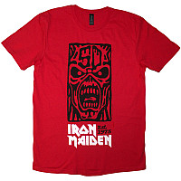 Iron Maiden tričko, Est. 1975 Stamp Logo Red, pánske