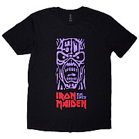 Iron Maiden tričko, Est. 1975 Stamp Logo Purple Black, pánske